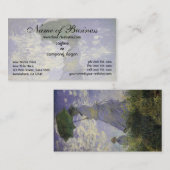 Vrouw met een parasol van Claude Monet Visitekaartje (Voorkant / Achterkant)