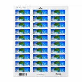 Vrouw met een parasol van Monet Etiket (Full Sheet)