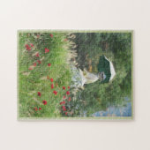 Vrouw Met een parasoltraditie van Claude Monet Legpuzzel (Horizontaal)