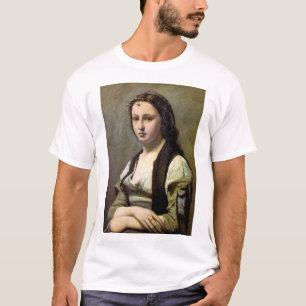 Vrouw met een parel, Camille Corot, 1868-1870 T-shirt