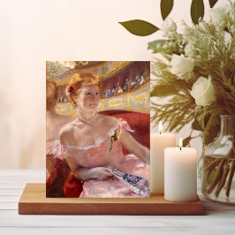 Vrouw met een ParelKetting | Mary Cassatt Briefkaart