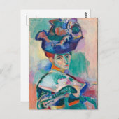Vrouw Met een Pet van Henri Matisse Briefkaart (Voorkant / Achterkant)