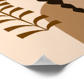 Vrouw met een pitcher in Abstracte stijl Poster (Hoek)