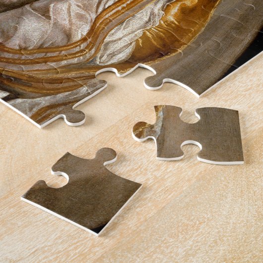 Vrouw met een sluier La Donna Velata Raphael Santi Legpuzzel (Zijkant)