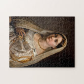 Vrouw met een sluier La Donna Velata Raphael Santi Legpuzzel (Horizontaal)