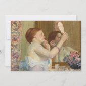 Vrouw met een spiegel | Frederick Carl Frieseke (Voorkant)