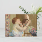 Vrouw met een spiegel | Frederick Carl Frieseke (Staand voorkant)