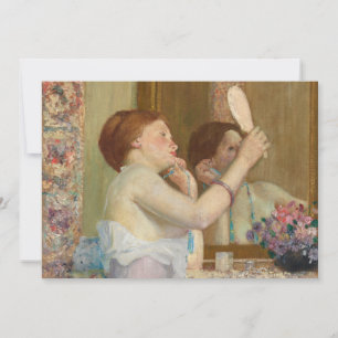 Vrouw met een spiegel   Frederick Carl Frieseke
