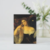 Vrouw met een spiegel van tiaan,  renaissance (Staand voorkant)