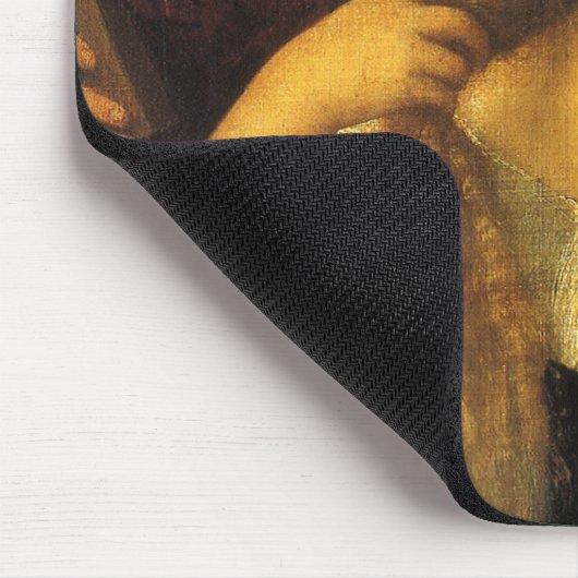 Vrouw met een spiegel van tiaan,  renaissance muismat (Hoek)