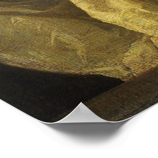 Vrouw met een spiegel van tiaan,  renaissance poster (Hoek)