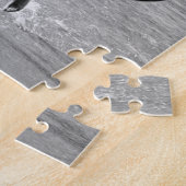 Vrouw met een strand legpuzzel (Zijkant)