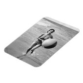 Vrouw met een strand magneet (Linkerzijde)