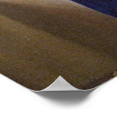 Vrouw met een waterpitcher. van Johannes Vermeer Poster (Hoek)