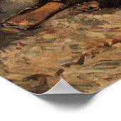 Vrouw met fans poster (Hoek)