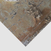 Vrouw met Fern Fronds Decoupage Tissuepapier (Detail)