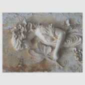 Vrouw met Fern Fronds Decoupage Tissuepapier (Voorkant)