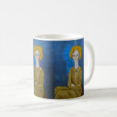 "Vrouw met gevouwen armen" Koffiemok (Voorkant rechts)