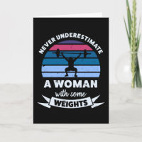 Vrouw met gewichten Grappig moeder cadeau vrouw