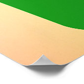 Vrouw met groen haar Poster (Hoek)