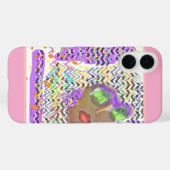 Vrouw met groene bril Case-Mate iPhone case (Achterkant (horizontaal))