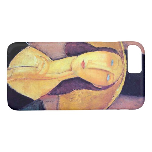 Vrouw met groot Pet, Modigliani Case-Mate iPhone Case (Achterkant (Horizontaal))