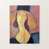 Vrouw met groot Pet, Modigliani Legpuzzel (Verticaal)