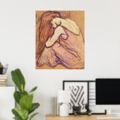 Vrouw Met haar haar haar haar haar haar door Henri Poster (Thuiskantoor)