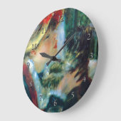 Vrouw met haar hond Renoir Fine Art Grote Klok (Hoek)