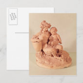 Vrouw met haar kind briefkaart (Voorkant / Achterkant)