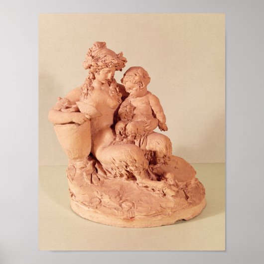 Vrouw met haar kind poster (Voorkant)