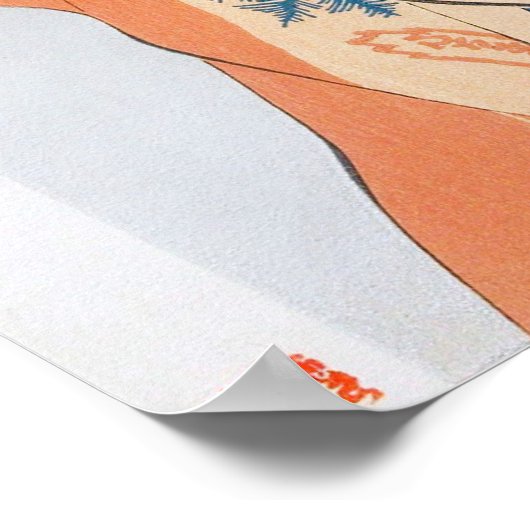 Vrouw met handdoek - Goyo Hashiguchi (192) Poster (Hoek)