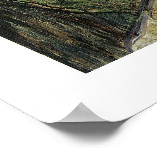 Vrouw met handschoenen (Honorine Platzer) Poster (Hoek)