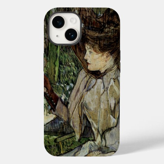 Vrouw met handschoenen van Toulouse-Lautrec Case-Mate iPhone Case (Achterkant)