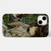 Vrouw met handschoenen van Toulouse-Lautrec Case-Mate iPhone Case (Achterkant (horizontaal))