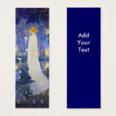 Vrouw met het Bladwijzer Calla Lilies Mini Visitekaartjes (Voorkant /achterkant)