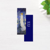 Vrouw met het Bladwijzer Calla Lilies Mini Visitekaartjes (Bureau)