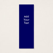 Vrouw met het Bladwijzer Calla Lilies Mini Visitekaartjes (Achterkant)