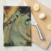 Vrouw met het Rode Koolstofportret van Vincent van Theedoek (Quarter Fold)