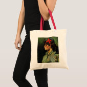 Vrouw met het Rode Koolstofportret van Vincent van Tote Bag (Voorkant (product))