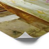 Vrouw met Iopen Fine Art Poster (Hoek)