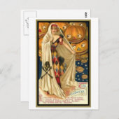  vrouw met kaap briefkaart (Voorkant / Achterkant)