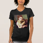 Vrouw met kat, Auguste Renoir T-shirt (Voorkant)