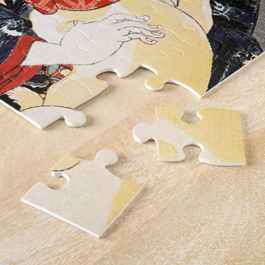 Vrouw met kat legpuzzel (Zijkant)