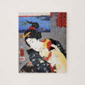 Vrouw met kat legpuzzel (Verticaal)