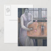 Vrouw met kleine beker 2007 briefkaart (Voorkant / Achterkant)