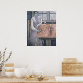 Vrouw met kleine beker 2007 poster (Keuken)