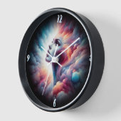 Vrouw met kosmisch aura haar (Hoek)