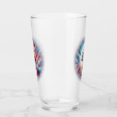 Vrouw met kosmisch aura haar glas (Rechts)