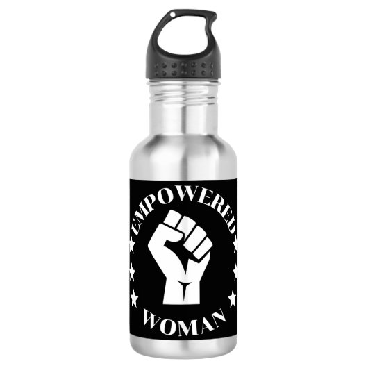 Vrouw met Kracht Waterfles (Voorkant)